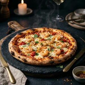 Pizza Crevetten
